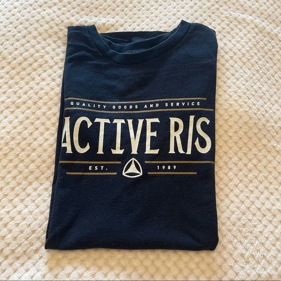Men’s Active Ride Shop logo graphic Tshirt medium - Picture 4 of 5